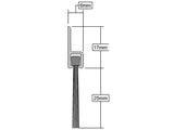 Stormguard_02SR019 - ALUMINIUM BRUSH BOTTOM DOOR SEAL - Ideal for sliding, folding, hinged and garage doors