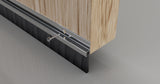 Stormguard_02SR019 - ALUMINIUM BRUSH BOTTOM DOOR SEAL - Ideal for sliding, folding, hinged and garage doors
