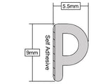 Stormguard_05SR034 - EPDM STRIP "P" PROFILE _ Seals gaps 3mm – 5mm