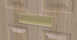 Stormguard_06SR031 - ALUMINIUM BRUSH LETTERPLATE WITH FLAP - Suitable for Interior use