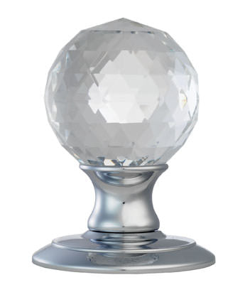 Ice Facetted Crystal Knob