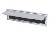 Stormguard_06SR031 - ALUMINIUM BRUSH LETTERPLATE WITH FLAP - Suitable for Interior use