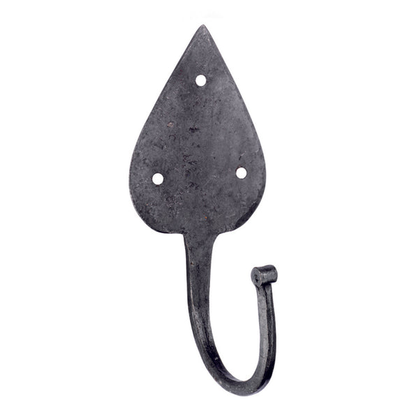 Hand Forged Beeswax Gothic Single Robe Hook