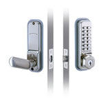 CL255 - MORTICE LATCH WITH KEY OVERRIDE -  Premium light duty mechanical lock with mortice latch and key override option.