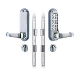 CL520 & CL525  - MORTICE LOCK WITH DOUBLE CYLINDER -  Heavy duty mechanical locks with code free option. Euro profile mortice sash lock with deadbolt and latchbolt.