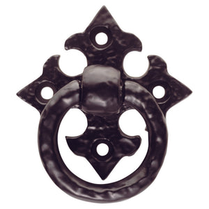 Ring Pull on Gothic Cross Backplate