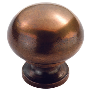 Solid Bronze Mushroom Knob