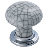 Porcelain Mushroom Pattern Knob