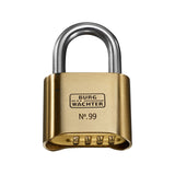 Combination padlocks  - Brass - “No. 99”