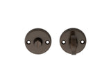 TURN & RELEASE ON FACE FIX ROUND ROSE (4.9 X 60MM SPINDLE) DARK BRONZE