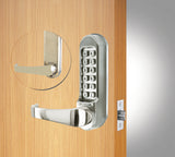 CL510 & CL515  -  HEAVY DUTY MECHANICAL TUBULAR MORTICE LATCH- full size lever handles and code free option.