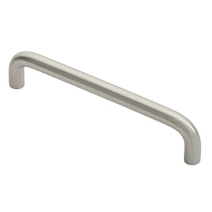 STEELWORX SOLID 10MM DIA. CABINET D PULL HANDLE (128MM C/C) G304