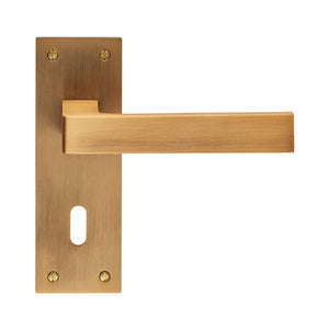 SASSO LEVER ON BACKPLATE  - LOCK 57MM