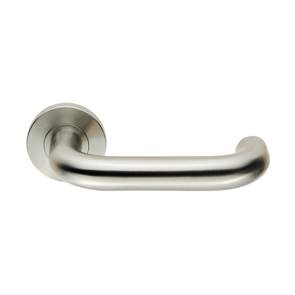 STEELWORX 22MM DIA SAFETY LEVER ON 6MM CONCEALED SPRUNG ROSE